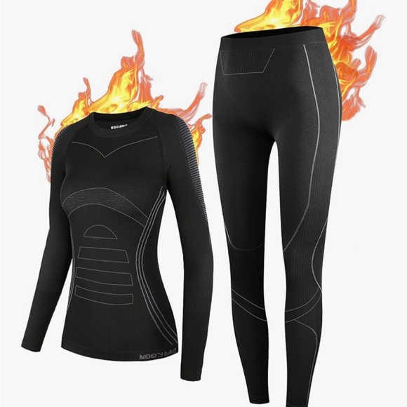 NOOYME Thermal Underwear Base Layer Women Long Johns for Cold Weather, Medium - Picture 5 of 16